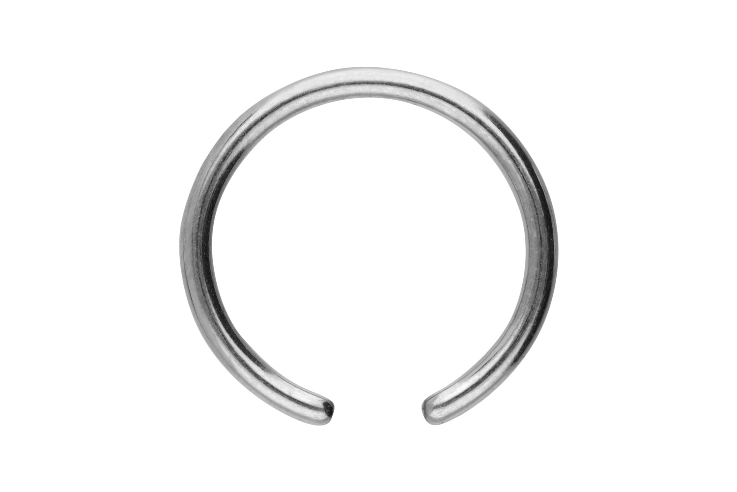 Titan Klemmkugelring Piercing ohne Kugel